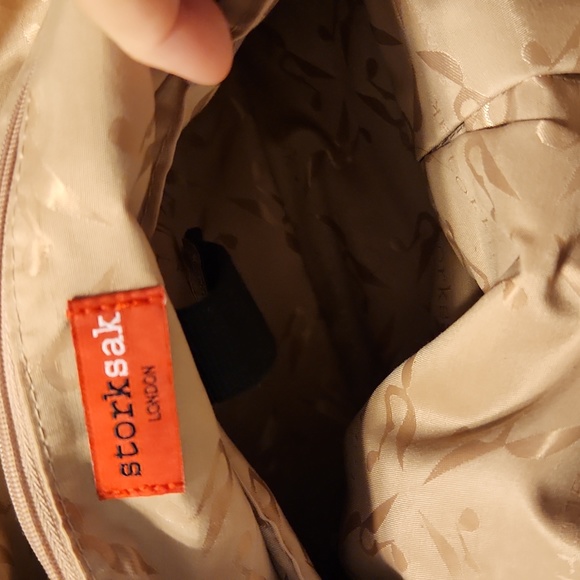 StorkSak Crossbody/Backpack Diaper Bag Excellent - Picture 6 of 6